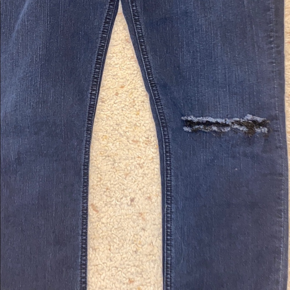Rag & Bone Dark Rinse Distressed Terra Blue - Picture 5 of 6